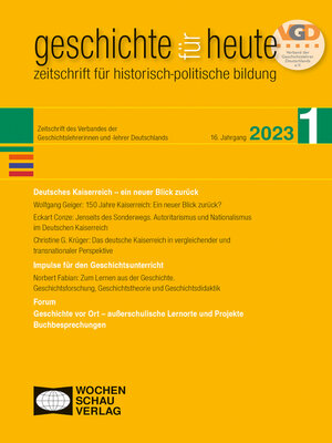 cover image of Deutsches Kaiserreich--ein neuer Blick zurück